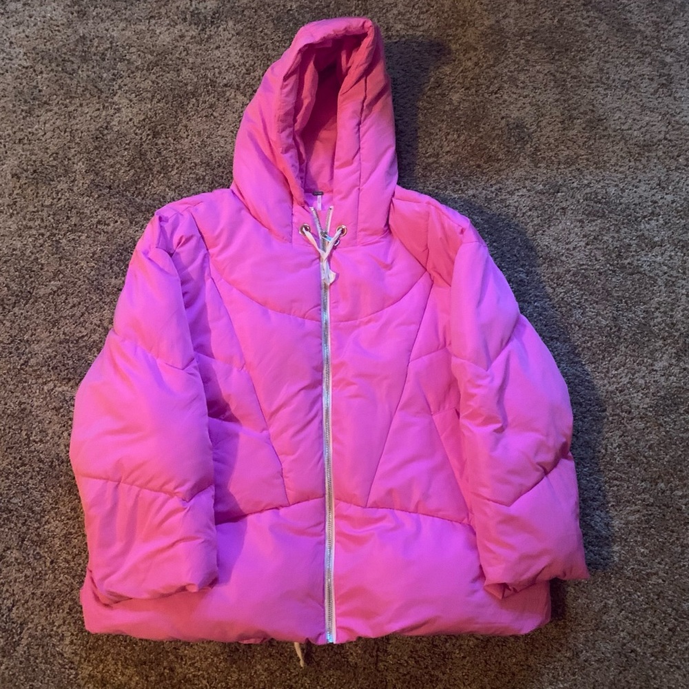 Hooded Free people hailey puffer jacket
